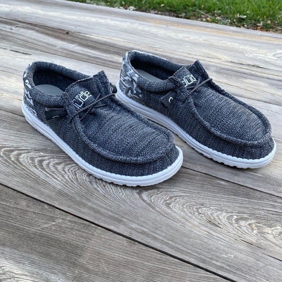 Hey Dude Other - Hey Dude Wally Stretch‎ Mens Shoes Steel Camp Size 8